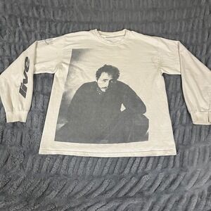 Post Malone Runaway Tour 2019 Long Sleeve Shirt Cream Mens Large Posty Co Merch